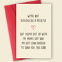 To My Awesome Bonus Dad - Funny Stepfather Birthday Greeting Card