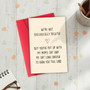 To My Awesome Bonus Dad - Funny Stepfather Birthday Greeting Card