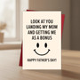 To My Favorite Bonus Dad - Funny Father's Day Greeting Card