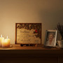 Cardinal Memorial Layer Wood Sign Forever in Our Hearts Keepsake