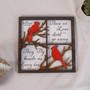 Cardinal Messenger of Hope Bespoke Layer Wood Sign Memorial Cardinal Messenger of Hope Bespoke Layer Wood Sign Memorial