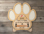 Cherish Their Memory Dog Paw Layer Wood Sign Pet Photo Frame Cherish Their Memory Dog Paw Layer Wood Sign Pet Photo Frame