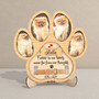 Cherish Their Memory Dog Paw Layer Wood Sign Pet Photo Frame Cherish Their Memory Dog Paw Layer Wood Sign Pet Photo Frame