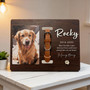 Cherished Dog Memorial Layer Wood Sign Collar Holder Frame Cherished Dog Memorial Layer Wood Sign Collar Holder Frame