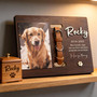 Cherished Dog Memorial Layer Wood Sign Collar Holder Frame Cherished Dog Memorial Layer Wood Sign Collar Holder Frame