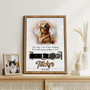 Cherished Pet Portrait Layer Wood Sign Collar Holder