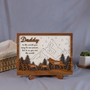 Custom Fathers Day Layer Wood Sign Meaningful Gift from Kids Custom Fathers Day Layer Wood Sign Meaningful Gift from Kids
