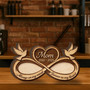 Eternal Heart Doves Mom Memorial Layer Wood Sign Eternal Heart Doves Mom Memorial Layer Wood Sign