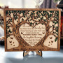 Family Tree Memorial Layer Wood Sign Custom Sympathy Keepsake Family Tree Memorial Layer Wood Sign Custom Sympathy Keepsake