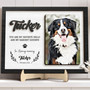 Heartfelt Pet Sympathy Gift Custom Dog Photo Layer Wood Sign