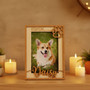 Pet Paw Photo Frame Layer Wood Sign Forever In Our Hearts Memory