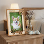 Pet Paw Photo Frame Layer Wood Sign Forever In Our Hearts Memory