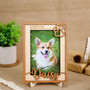 Pet Paw Photo Frame Layer Wood Sign Forever In Our Hearts Memory