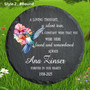A Silent Tear Memorial Garden Stone Heartfelt Slate Remembrance A Silent Tear Memorial Garden Stone Heartfelt Slate Remembrance