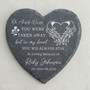 Always and Forever Memorial Garden Stone Heartfelt Engraved Gift