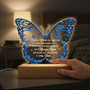 Butterfly Memorial Night Light Touching Sympathy Keepsake Butterfly Memorial Night Light Touching Sympathy Keepsake