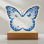 Butterfly Memorial Night Light Touching Sympathy Keepsake Butterfly Memorial Night Light Touching Sympathy Keepsake