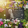 Cherished Memories Photo Memorial Garden Stone Personal Tribute Cherished Memories Photo Memorial Garden Stone Personal Tribute