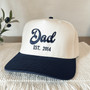 Custom EST Year Gift - Embroidered Mid Profile Baseball Cap