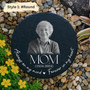 Custom Photo Memorial Garden Stone Forever in Our Hearts Tribute