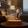 Everlasting Night Light Personalized Parent Memorial Plaque