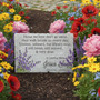 Forever Remembered Memorial Garden Stone Custom Sympathy Gift Forever Remembered Memorial Garden Stone Custom Sympathy Gift