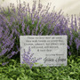 Forever Remembered Memorial Garden Stone Custom Sympathy Gift Forever Remembered Memorial Garden Stone Custom Sympathy Gift