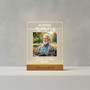 Grandpa Dad Photo Night Light Glowing Tribute of Love