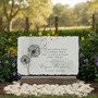 Memorial Garden Stone Custom In Loving Memory Sympathy Tribute Memorial Garden Stone Custom In Loving Memory Sympathy Tribute