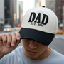 New Dad Embroidered Mid Profile Baseball Cap - Husband's Gift
