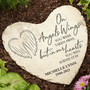 On Angels Wings Memorial Garden Stone Soulful Sympathy Gift