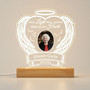Personalized Angel Wings Memorial Night Light Photo Sympathy Gift Personalized Angel Wings Memorial Night Light Photo Sympathy Gift