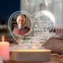 Personalized Angel Wings Memorial Night Light Photo Sympathy Gift