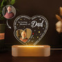Personalized Dad Memorial Night Light Photo Sympathy Gift Personalized Dad Memorial Night Light Photo Sympathy Gift