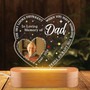 Personalized Dad Memorial Night Light Photo Sympathy Gift Personalized Dad Memorial Night Light Photo Sympathy Gift