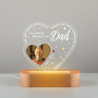 Personalized Dad Memorial Night Light Photo Sympathy Gift Personalized Dad Memorial Night Light Photo Sympathy Gift