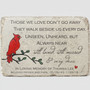 Personalized Memorial Garden Stone Cardinal – In Loving Memory Gift