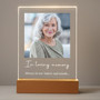 Personalized Memorial Photo Night Light In Loving Memory Gift Personalized Memorial Photo Night Light In Loving Memory Gift