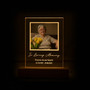 Radiant Acrylic Photo Frame Unique Memorial Night Light