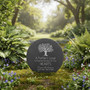 Remembrance Poem Slate Memorial Garden Stone for Mom and Dad