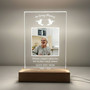 White Doves Night Light Serene Photo Memorial Tribute