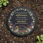 A Life in Bloom Custom Floral Memorial Garden Stone Slate A Life in Bloom Custom Floral Memorial Garden Stone Slate