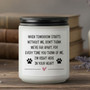 A Loyal Soul Remembered Dog Memorial Soy Wax Candle 9oz