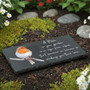 A Visit from Heaven Robin Memorial Garden Stone Sign