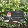 A Visit from Heaven Robin Memorial Garden Stone Sign