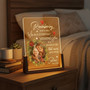 Beautifully Remembered Custom Photo Memorial Light Night
