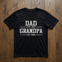 Beloved Dad Grandpa Est Embroidered Comfort Colors T-shirt