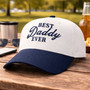 Best Daddy Ever - Embroidered Mid Profile Baseball Cap for Papa Best Daddy Ever - Embroidered Mid Profile Baseball Cap for Papa
