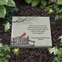 Cardinal Messenger Custom Memorial Garden Stone Gift Cardinal Messenger Custom Memorial Garden Stone Gift
