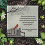 Cardinal Messenger Custom Memorial Garden Stone Gift Cardinal Messenger Custom Memorial Garden Stone Gift